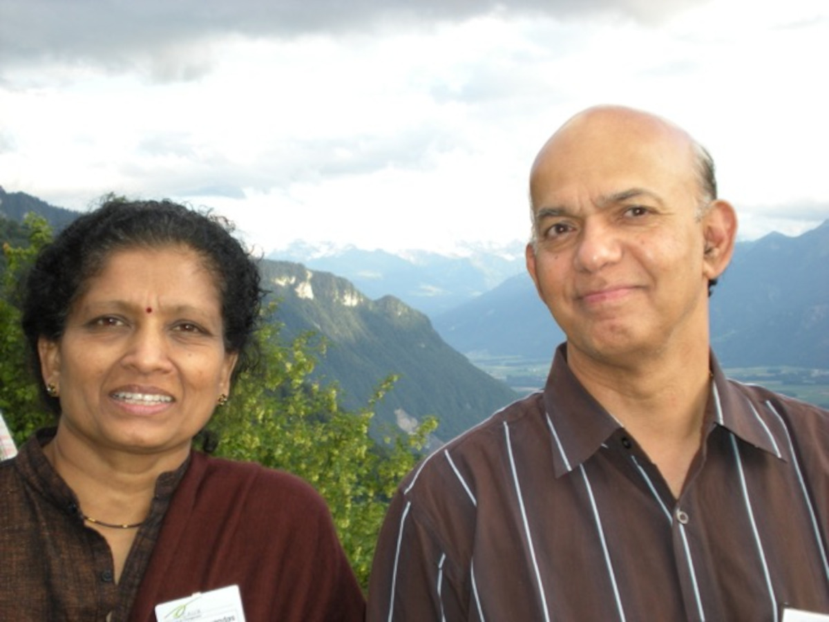 Mohan Bhagwandas and Daya in Caux