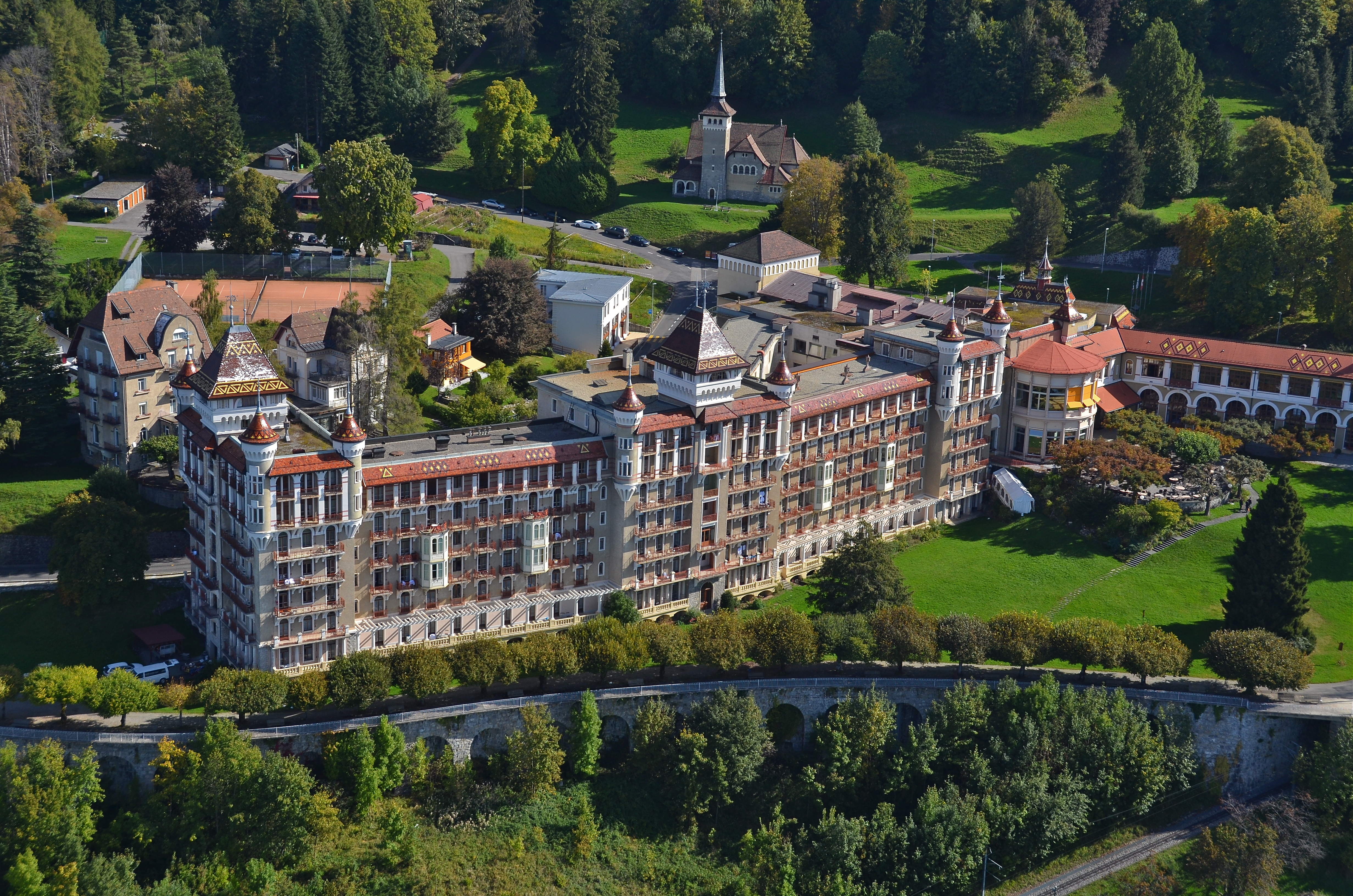 CAUX palace view