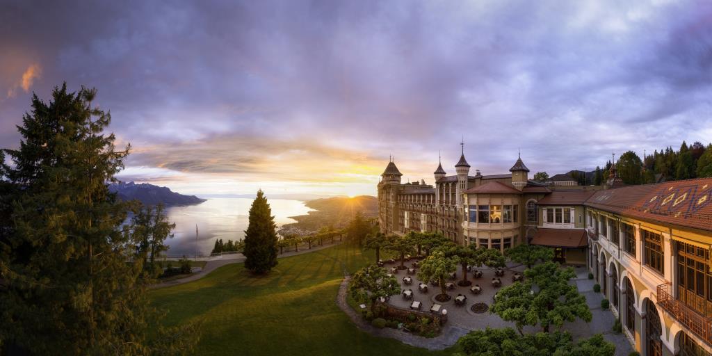 Caux_Palace_Sunset