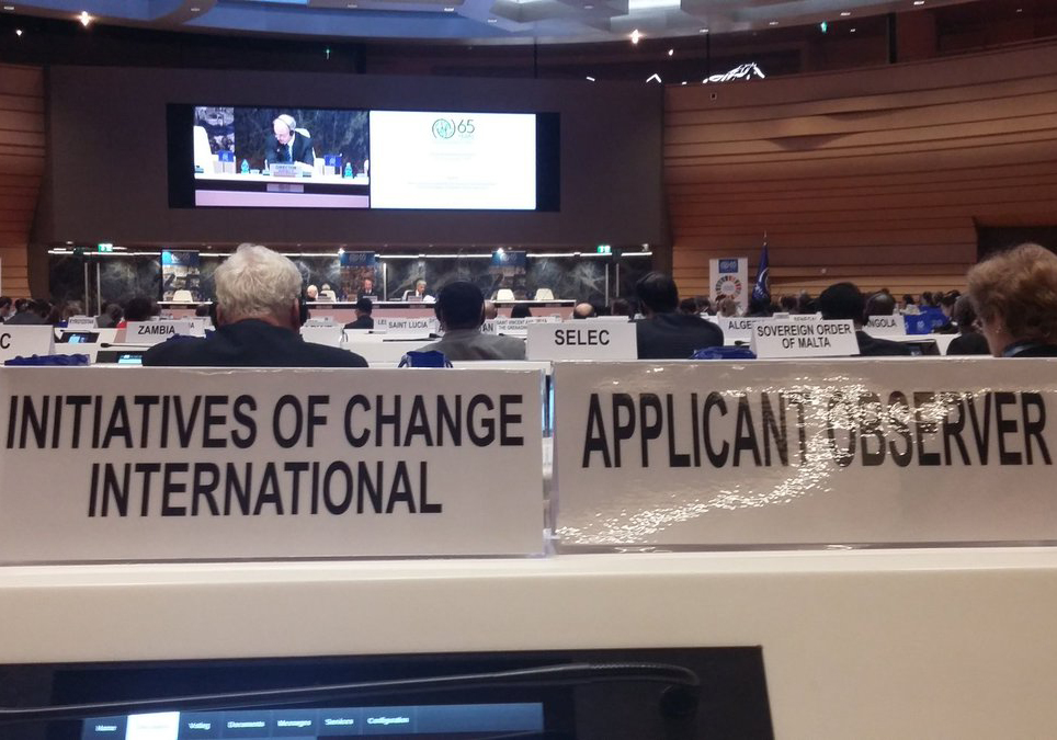 Geneva News: IofC International becomes Observer to IOM Council