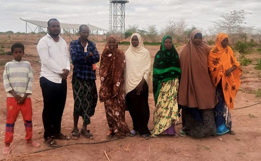 Water Warriors - Residents of Habaswein (Abdi Ahmed, second from left)