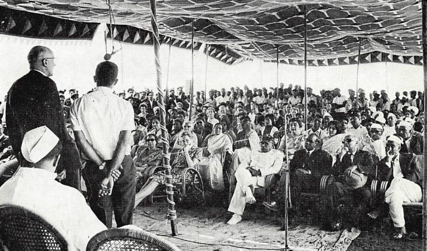 Robert Carmichael public meeting in India or Pakistan