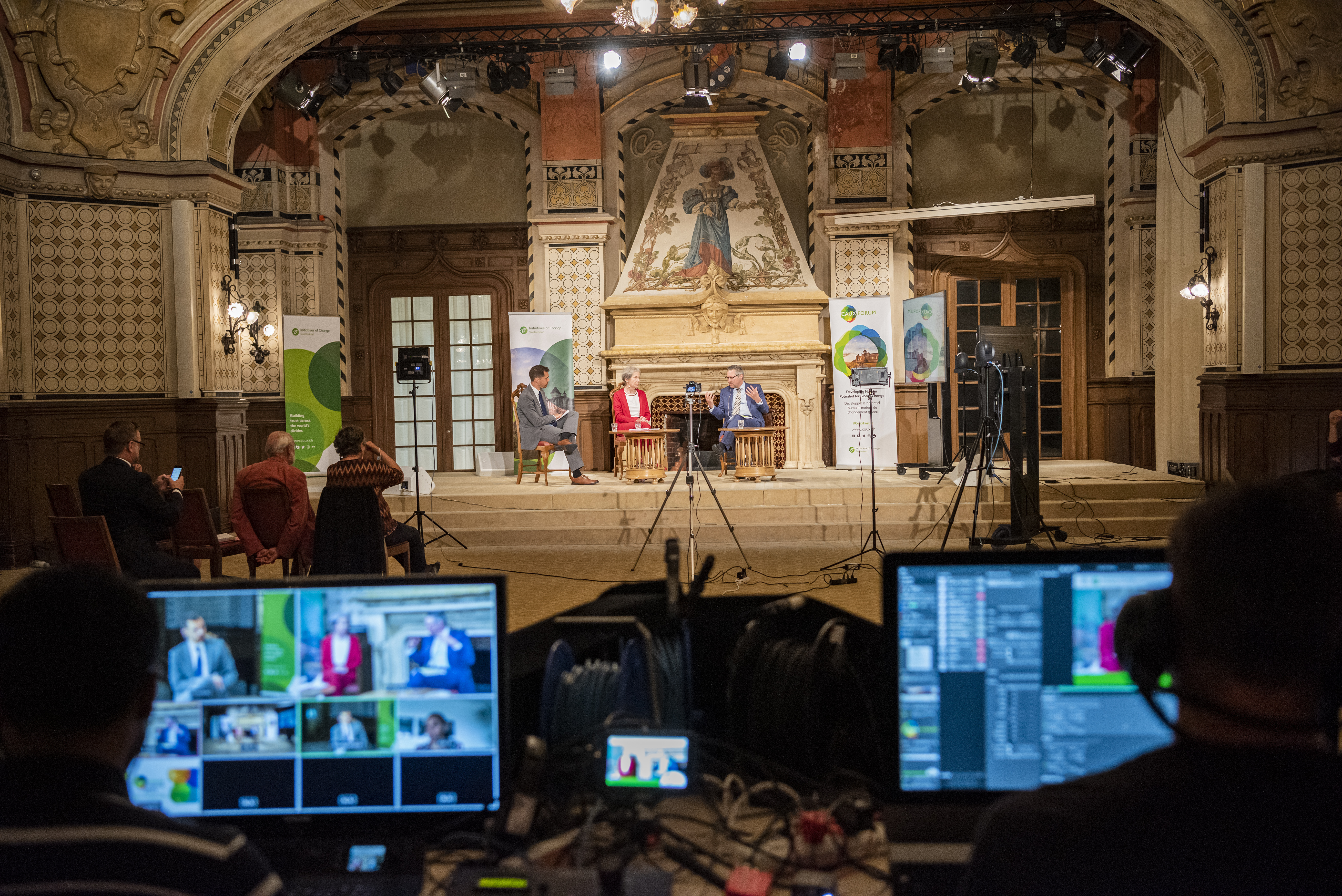 Opening Ceremony Caux Forum 2021 Online camera livestream digital