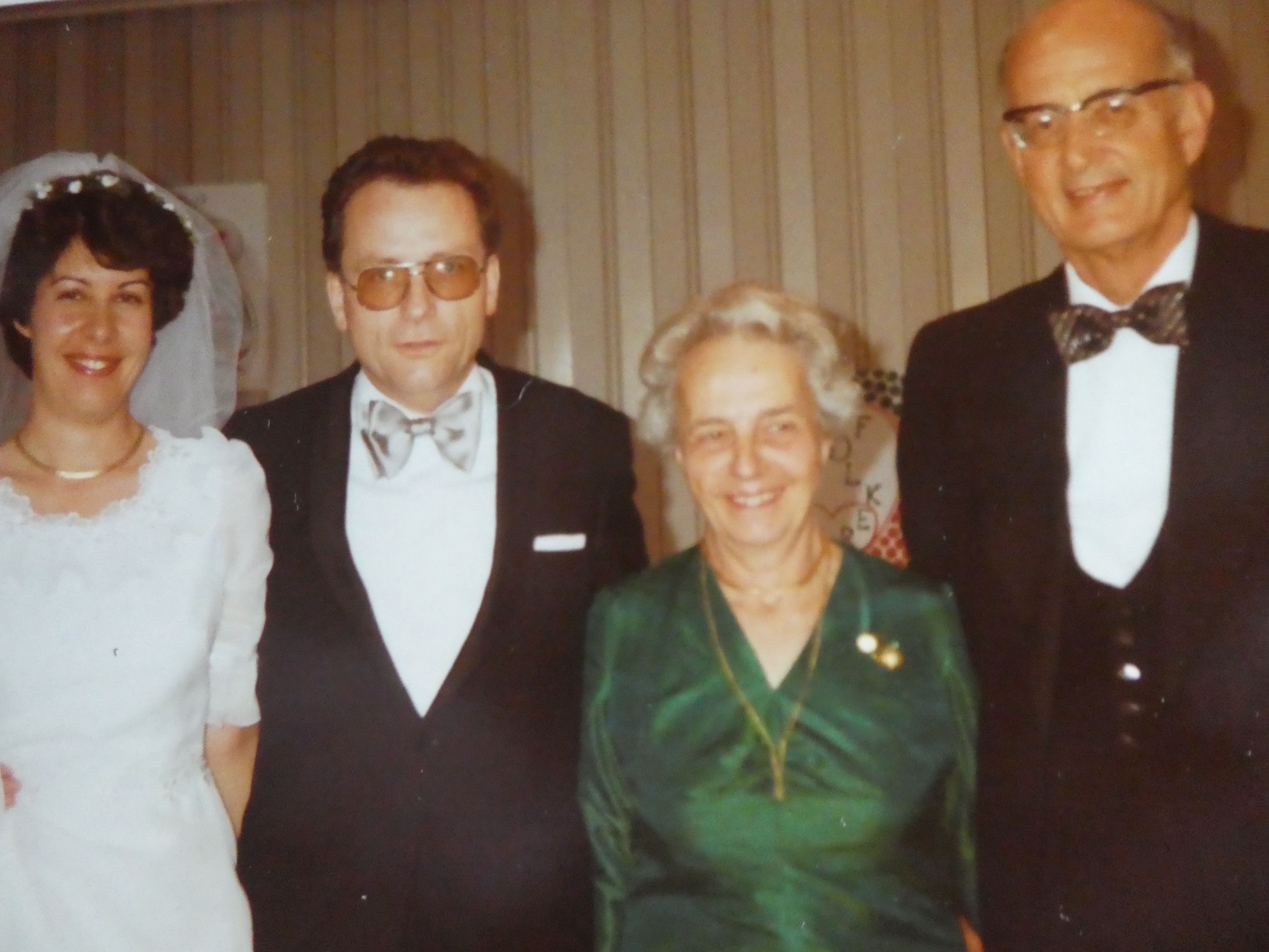 Folker and Monica Mittag wedding with Marlies and Konrad von Orelli