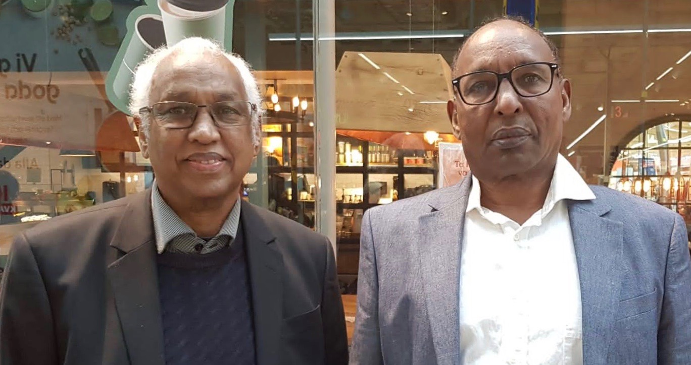 Ahmed Egal and Hassan Mohamud in Stockholm