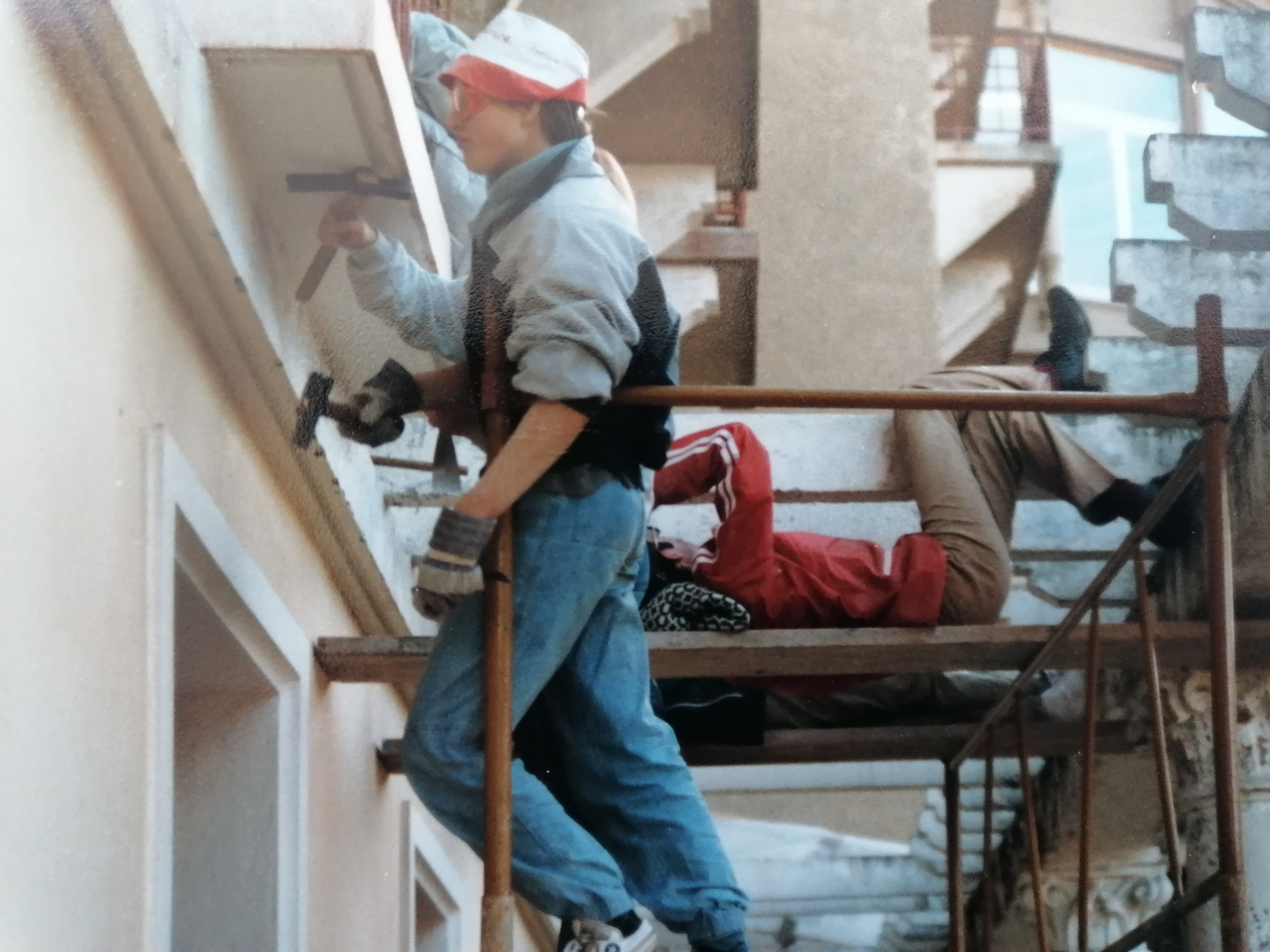 Annette Overdijking and Andrew Stallybrass Work week 1986