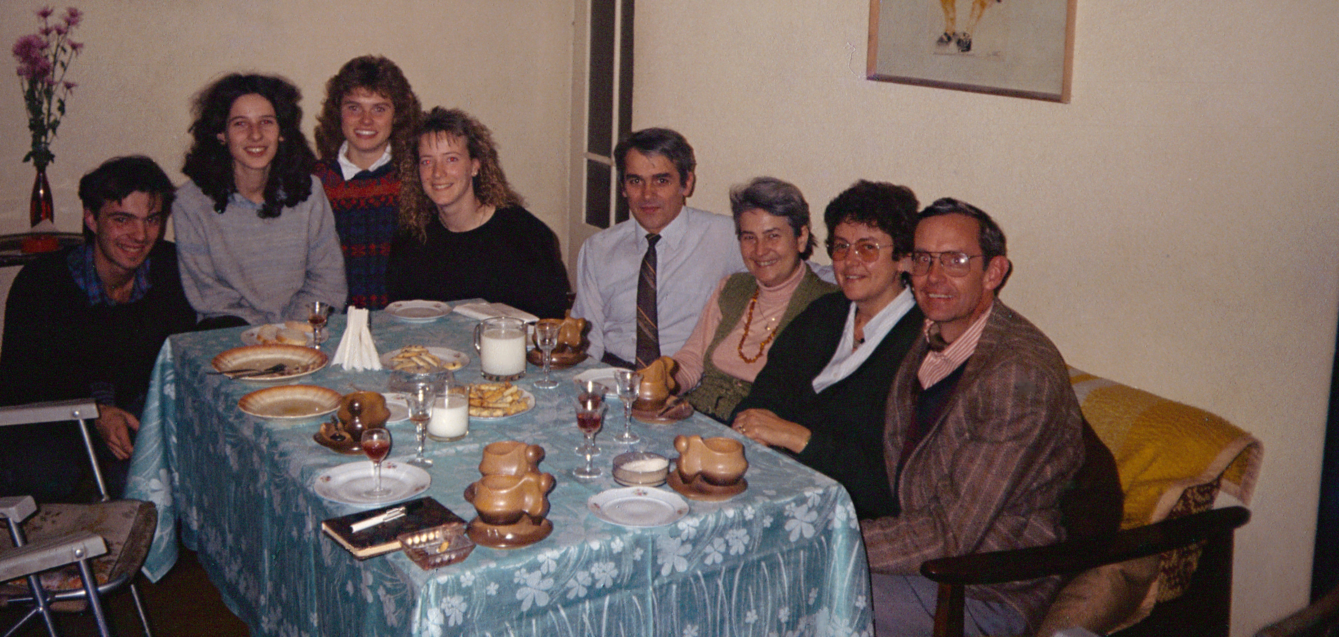 Visiting Liana Stanescus Family in Romania 1990