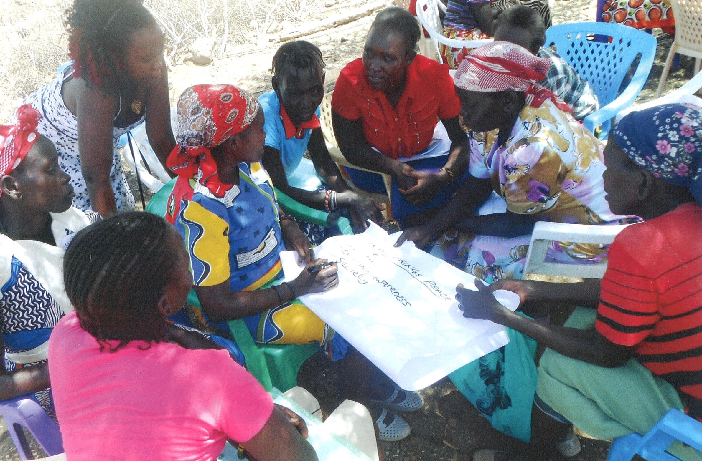 Peace circle in Baringo County, Kenya