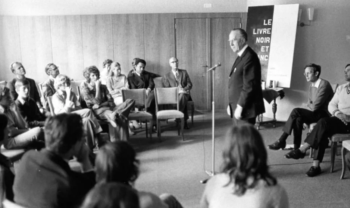 Franz König, Jean-Marc Duckert, Andrew Stallybrass, Sydney Cook, 1973 , Caux