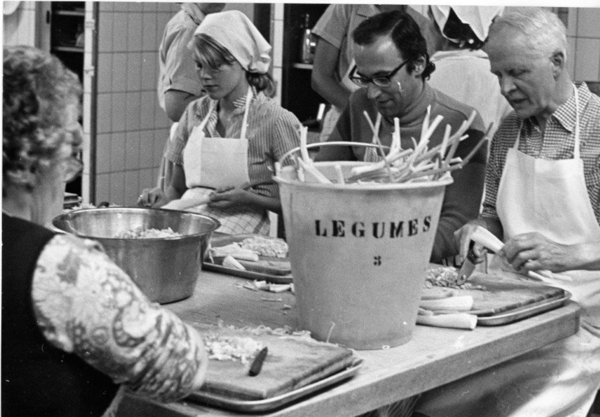 Vegetable kitchen in Caux