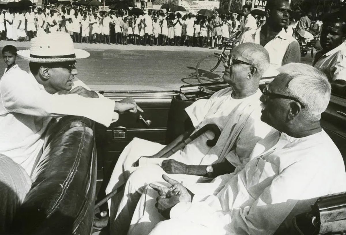 Rajmohan Gandhi, Km Cherian, Mannath Padmanabhan