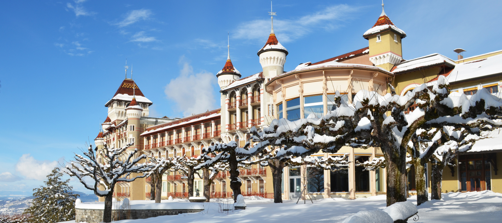 Caux in snow 2021 credit Cindy Bühler