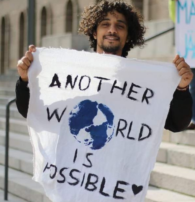 Wael Broubaker climate actionist