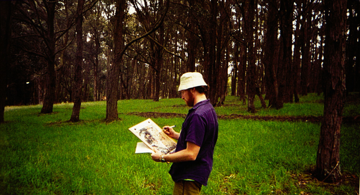 Tom Duncan surveying biodiversity 