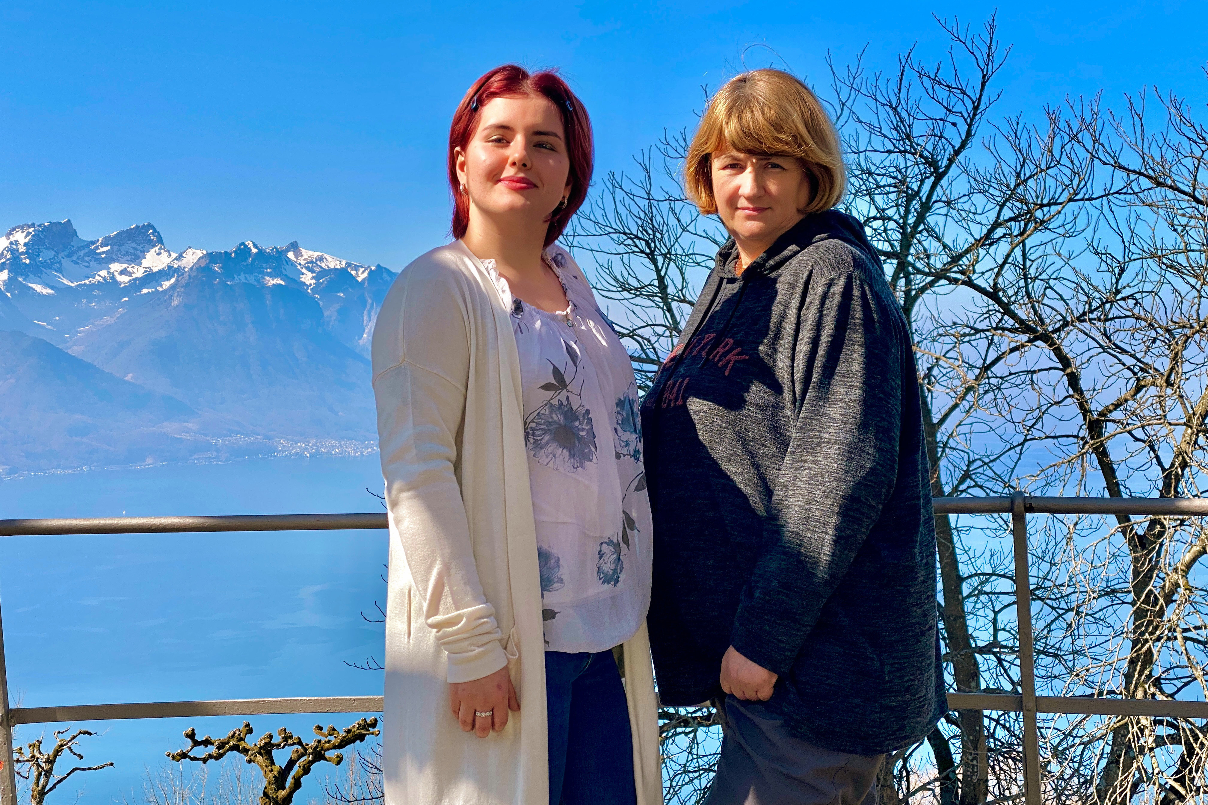 Alena and Olena interview Caux Refuge