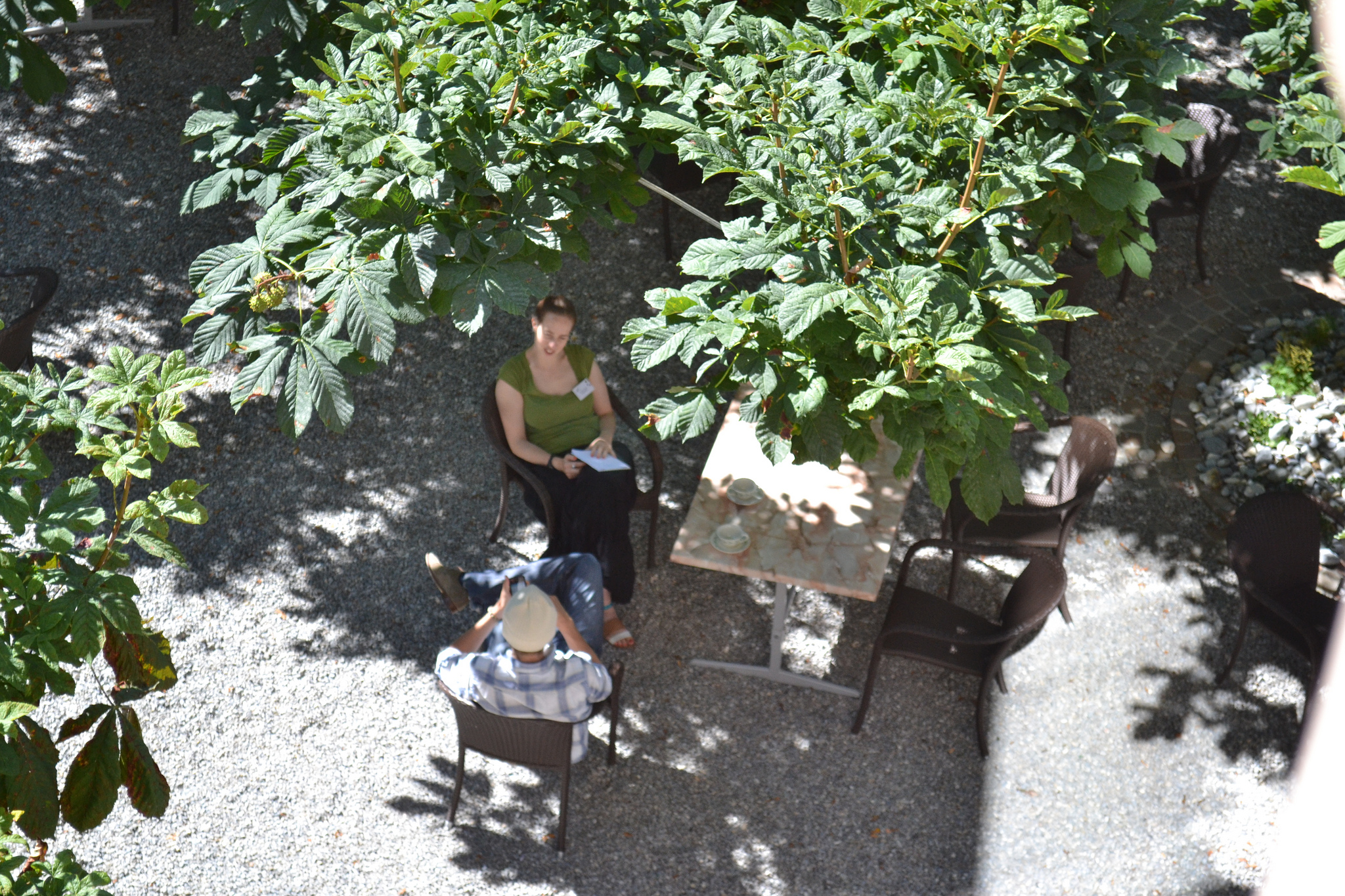 Conversation discussion terrace