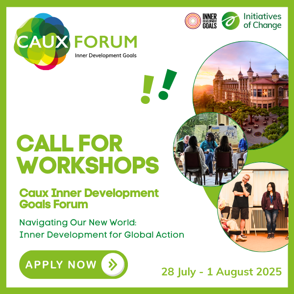 Caux IDG Forum Call workshops website square green EN
