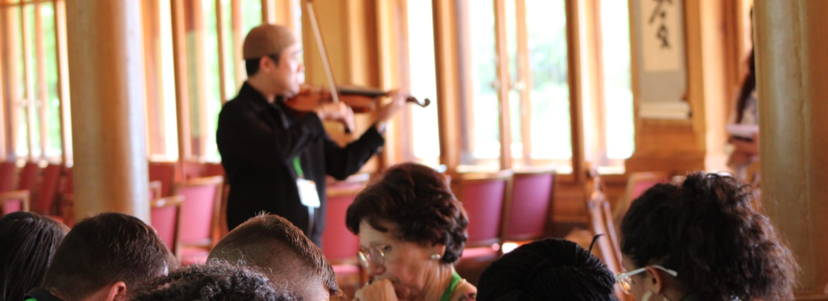 Caux Arts and Peace Encounters 2025 banners