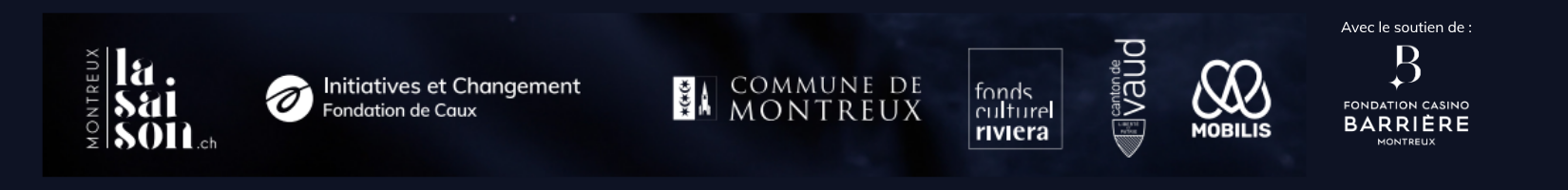 Marthe Keller logos partenaires bande