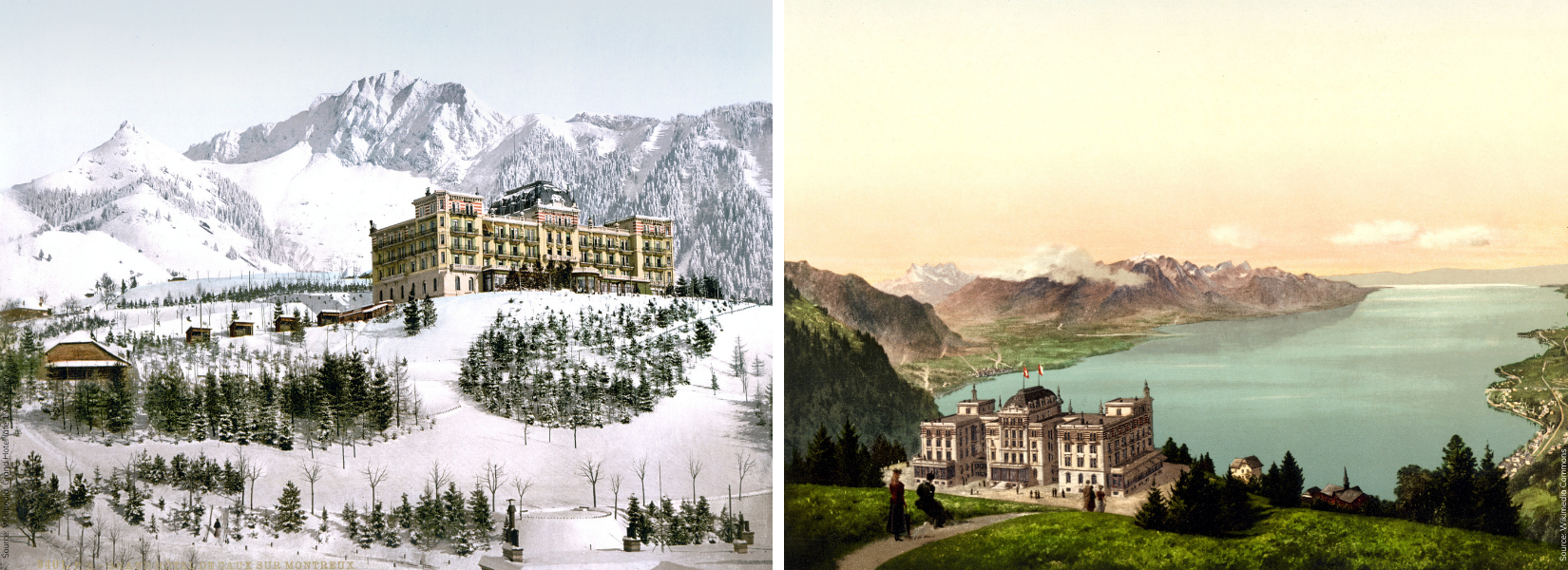 Grand Hôtel & Caux Palace source Wikipedia & Wikimedia