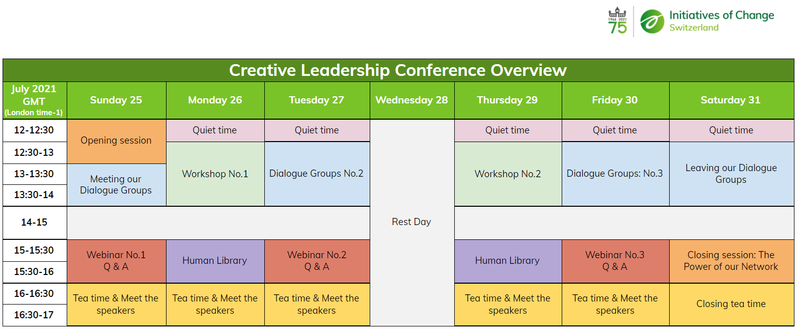 CL 2021 structure programme