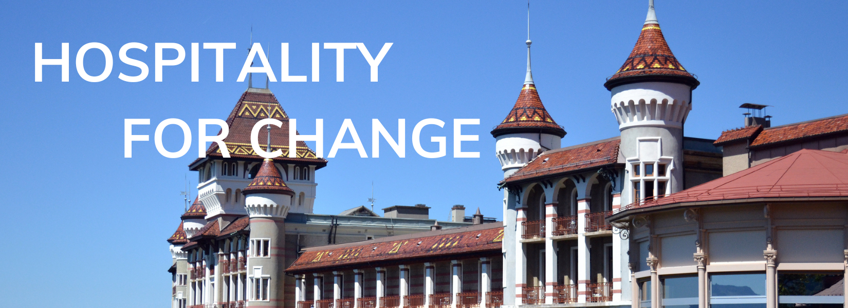 Hospitality for Change website banner