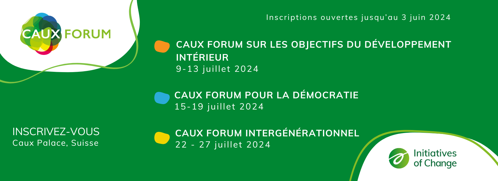 Caux Forum 2024 general Register now FR