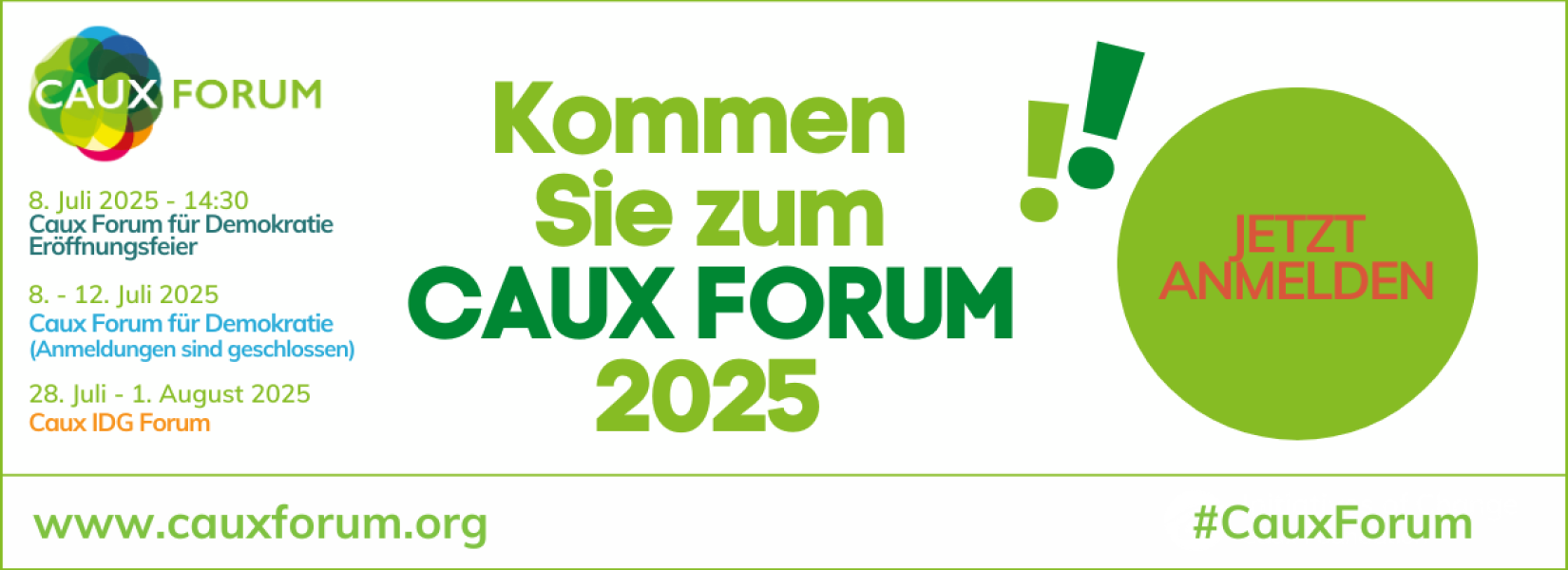 Caux Forum 2025 homepage banner DE