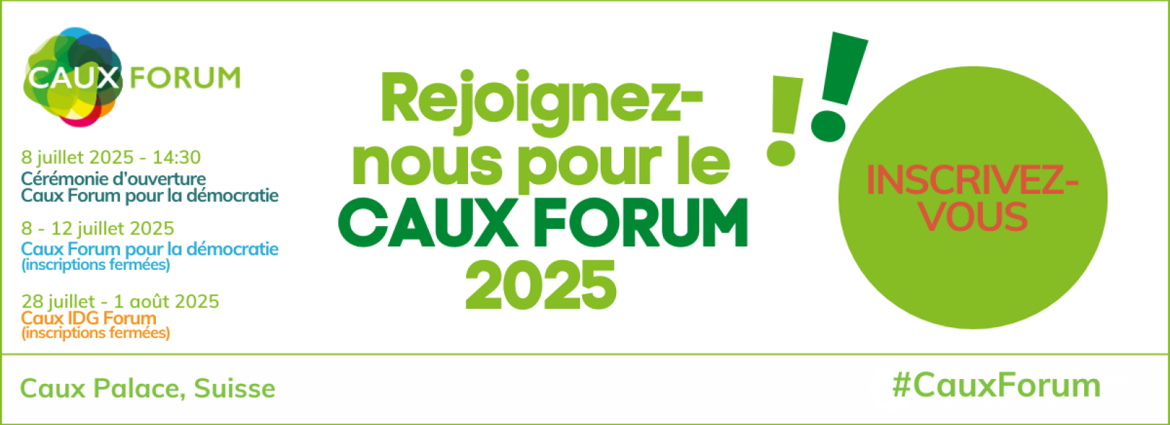Caux Forum 2025 homepage banner FR