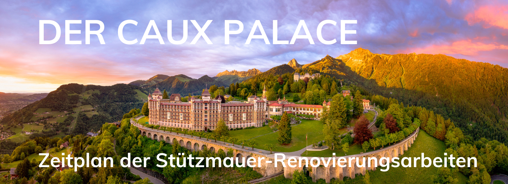 Caux Palace retaining wall DE