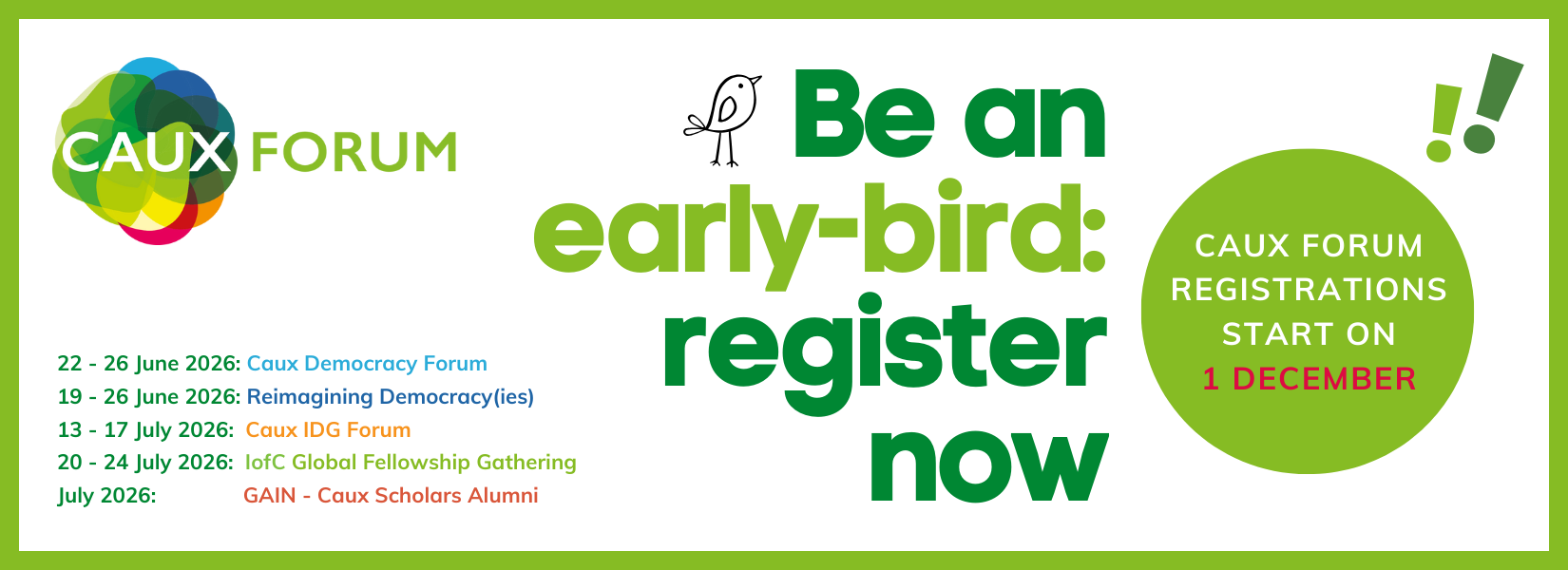 Caux Forum 2026 Early bird banner general EN