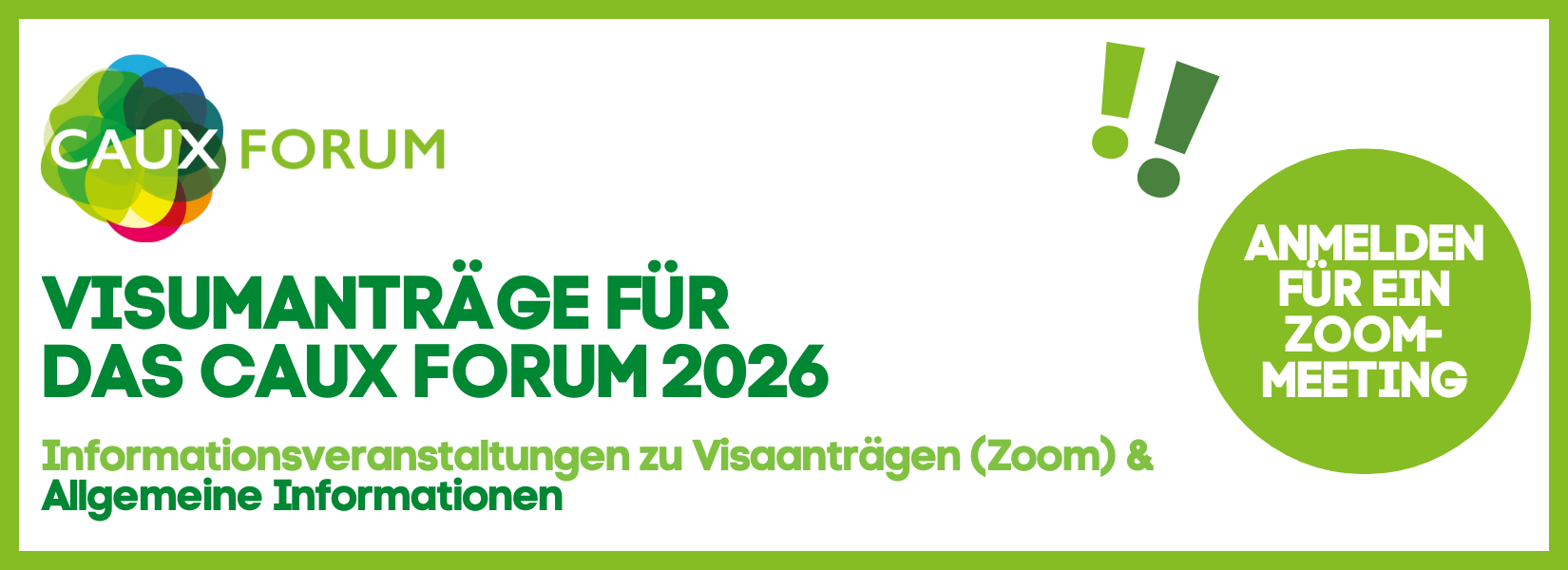 Caux Forum 2026 Visa applications banner DE