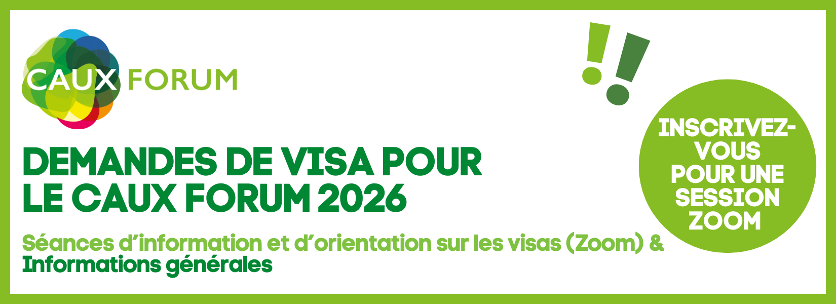 Caux Forum 2026 Visa applications banner FR