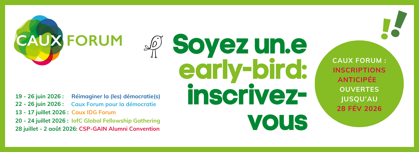 Caux Forum 2026 Early bird general banner FR