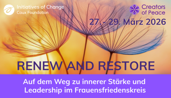 Peace Circle Creators of Peace CoP Weekend 2026 rect DE