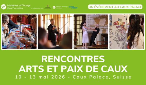 Caux Arts & Peace Encounters 2026 banner rect FR