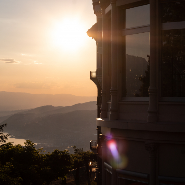 Caux Palace Sunset