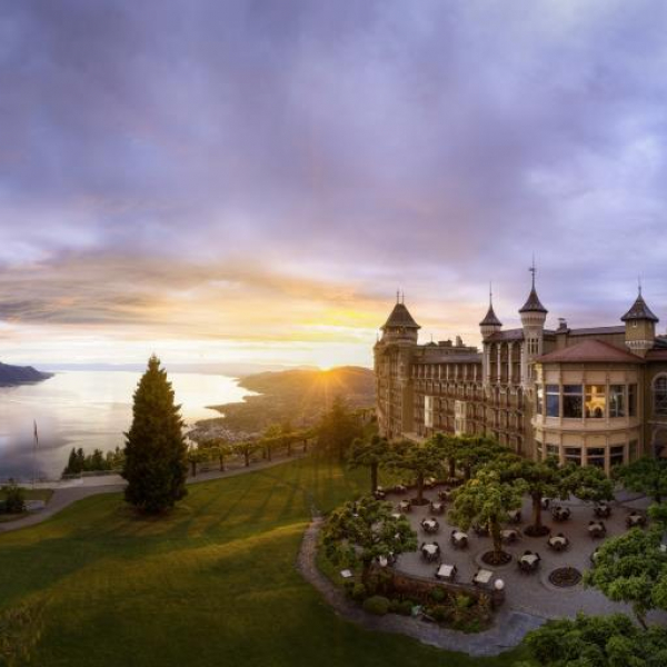 Caux_Palace_Sunset