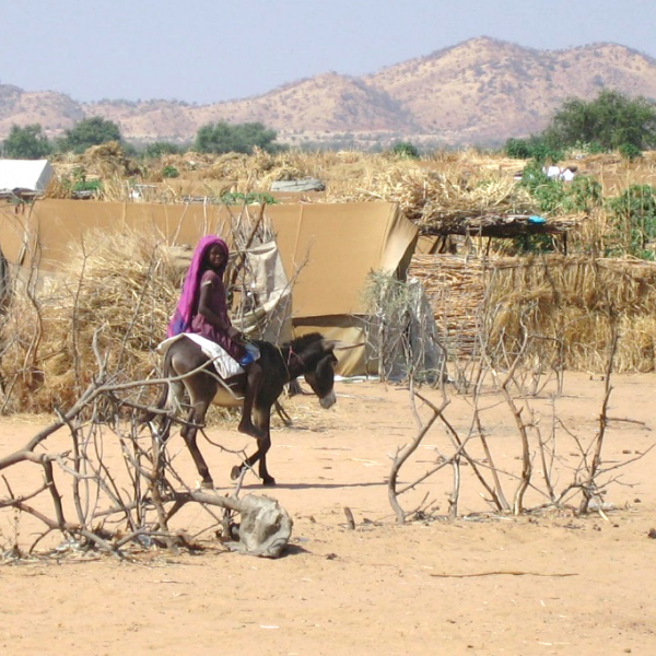 Darfuri refugee camp in eastern Chad – photo with kind permission on CORD UK
