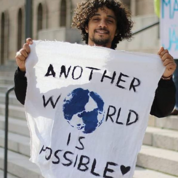 Wael Broubaker climate actionist