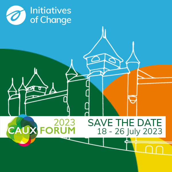 Caux Forum 2023: Save the Date Caux Forum 2023 square