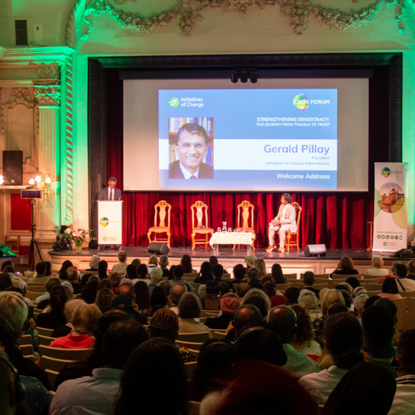 Caux Forum 2023 Opening Ceremony Gerald Pilly photo: Leela Channer