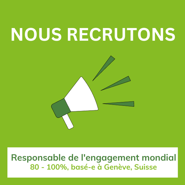 Job offer: Head of Global Engagement  FR