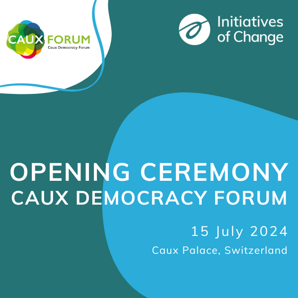 Caux Democracy Forum 2024 square Opening EN