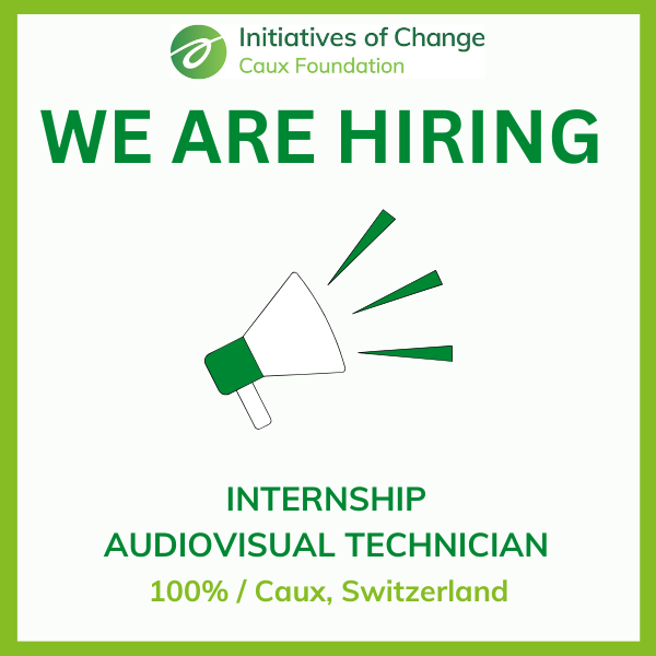 Job Offer: Internship audio-visual technician April 2025 EN