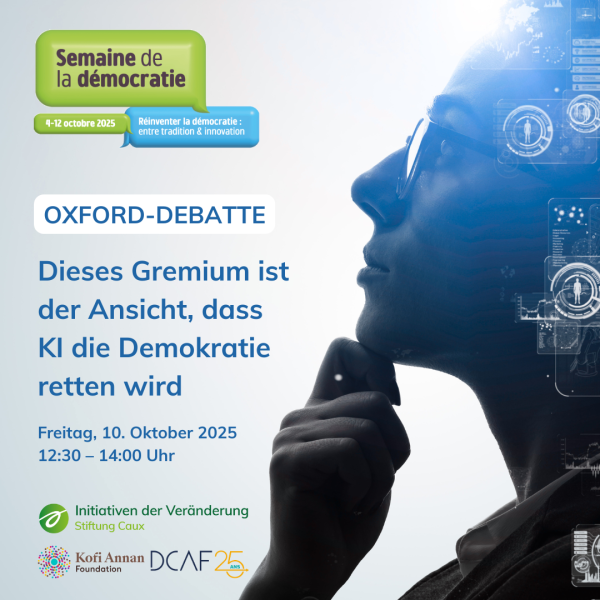 Semaine de la démocratie 2025 Geneva Democracy Week square DE