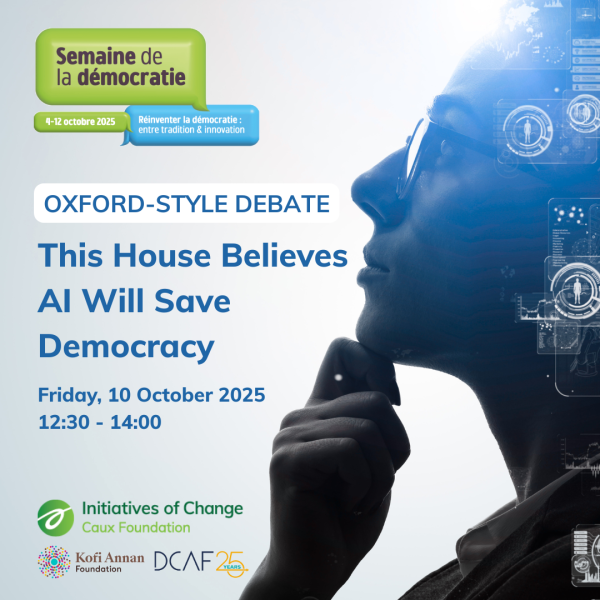 Semaine de la démocratie 2025 Geneva Democracy Week square EN