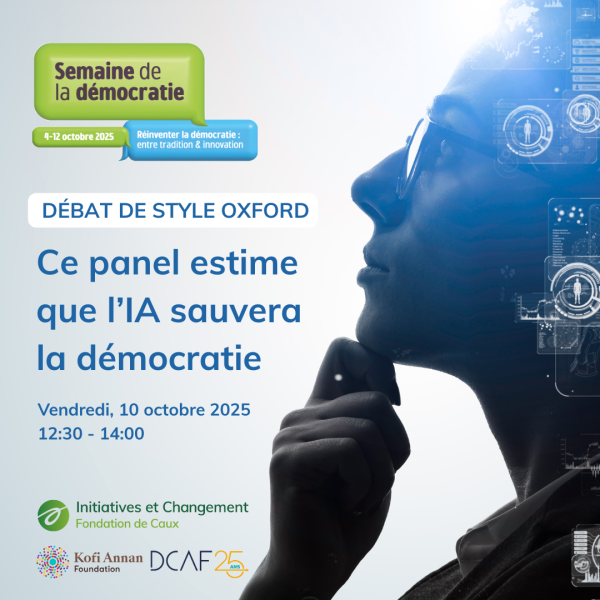 Semaine de la démocratie 2025 Geneva Democracy Week square FR