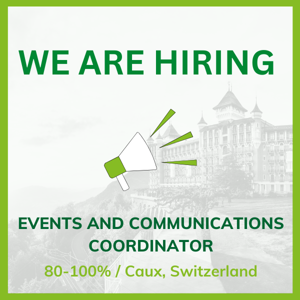Job Offer: Comms Events Coordinator Caux EN