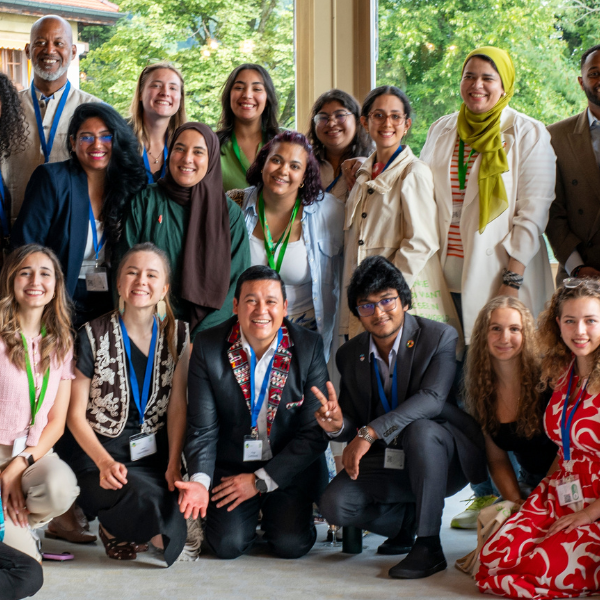 Caux Democracy Forum CDF banner event pics Caux Forum CL Creative Leadership Reimagining Democracies